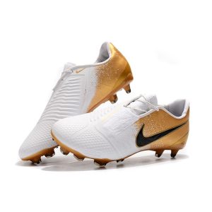 Nike Phantom Vnm Elite FG Bílý Zlato Černá